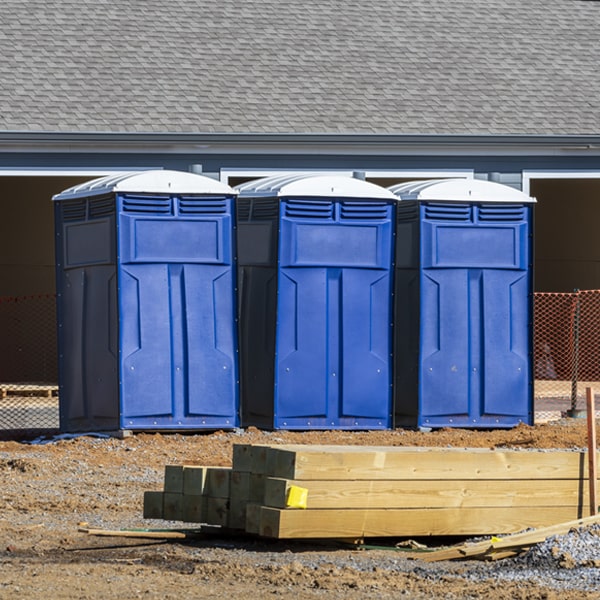 what is the cost difference between standard and deluxe porta potty rentals in Bruce Crossing Michigan